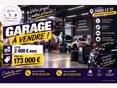 BEAU GARAGE AUTOMOBILE DANS LA PÉRIPHÉRIE D