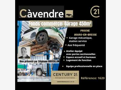 Vente garage mécanique proche de Bourg en Bresse