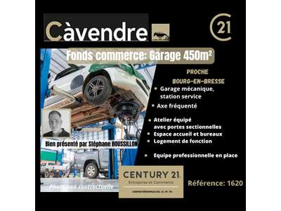 Vente Garage - Station service à Bourg-en-Bresse