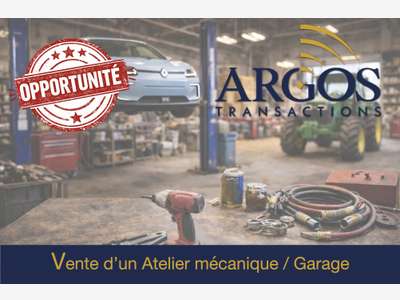 A vendre garage automobile en Bretagne