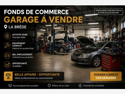 Fonds de commerce mécanique auto/moto à La Brède