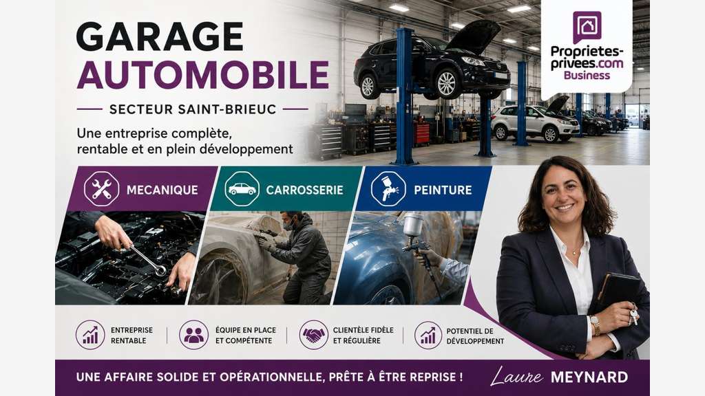 Vente garage automobile secteur Saint Brieuc