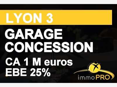A vendre garage concession à Lyon intramuros