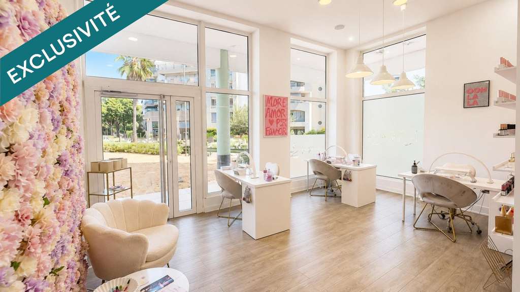 Vente salon de beauté haut de gamme à Antibes