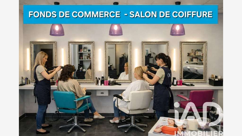 Vente salon de coiffure mixte à Brest empl 1bis