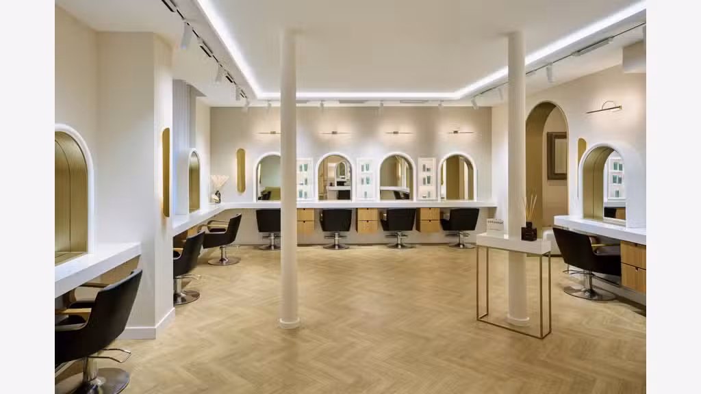 Création salon de coiffure DESSANGE à Courbevoie