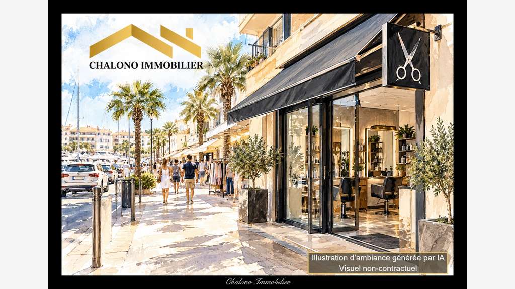 DEPT 34 - LE CAP D'AGDE - CENTRE PORT - SALON DE C
