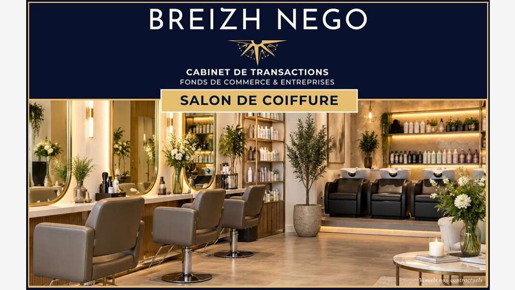 Salon de coiffure à vendre en centre-ville Lorient