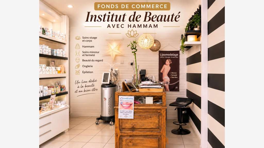 Vente institut de beauté avec hammam à Montauban