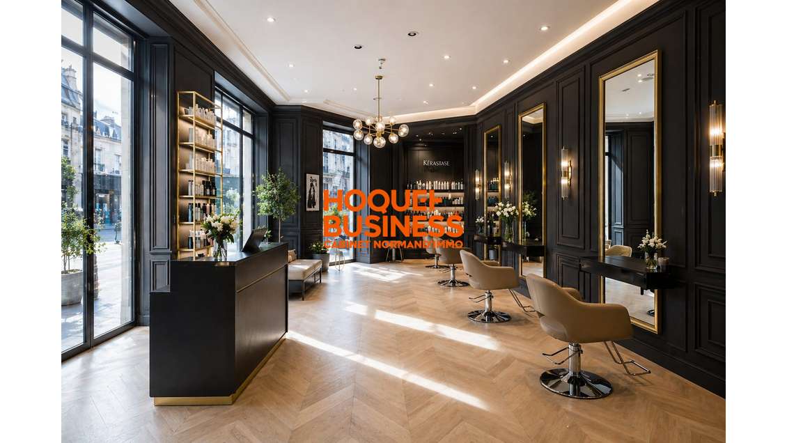 Vente salon de coiffure d'angle à Rouen