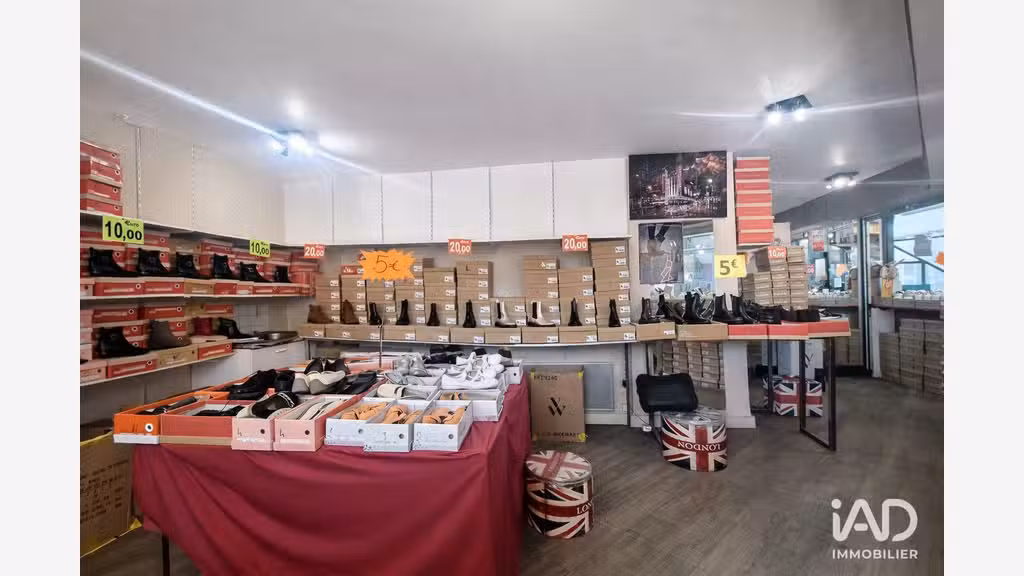 Vente magasin de chaussures à Ivry-sur-Seine