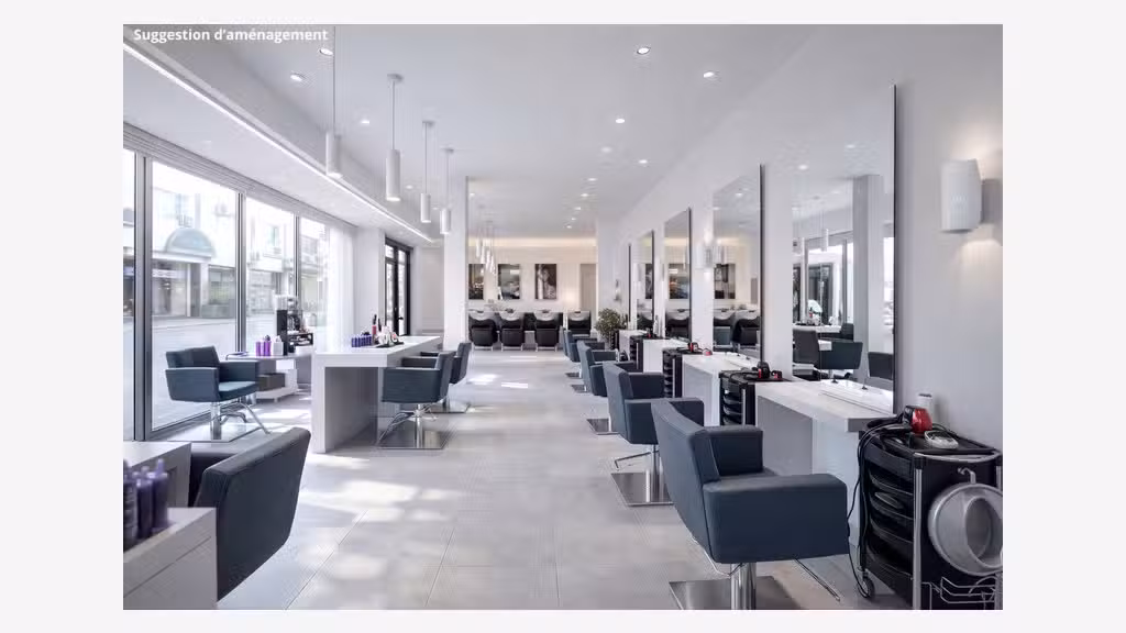 Salon de coiffure à vendre empl d'angle à Lattes 