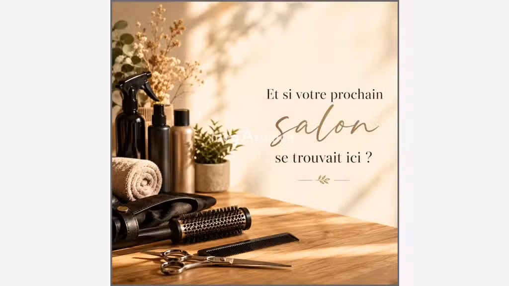 AV salon de coiffure excellente visibilité Lorient