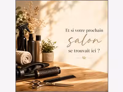 AV salon de coiffure excellente visibilité Lorient