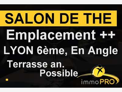 AV salon de thé superbe emplacement d' angle 69006