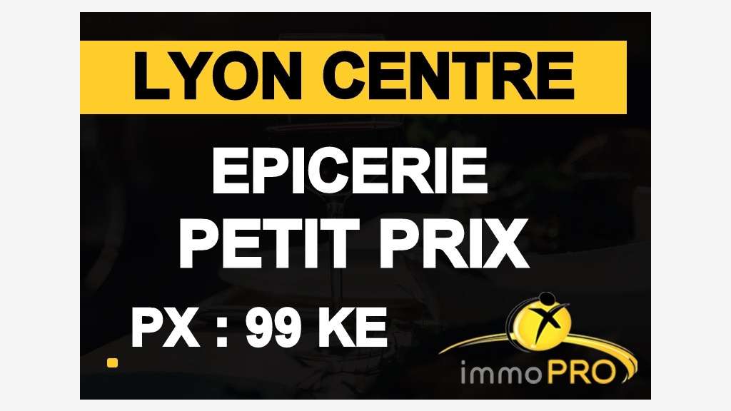 Vente épicerie empl N°1 angle de rues à Lyon