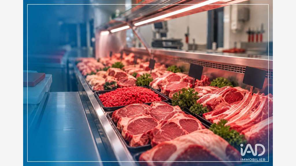 Vente boucherie zone commerciale de Méru
