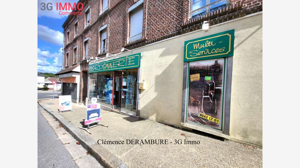 Vente cordonnerie clés tampons 72m² centre Méru
