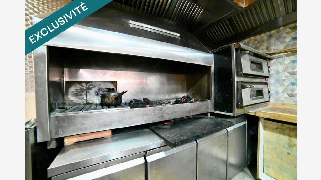 Vente restaurant au feu de bois centre Montmorency