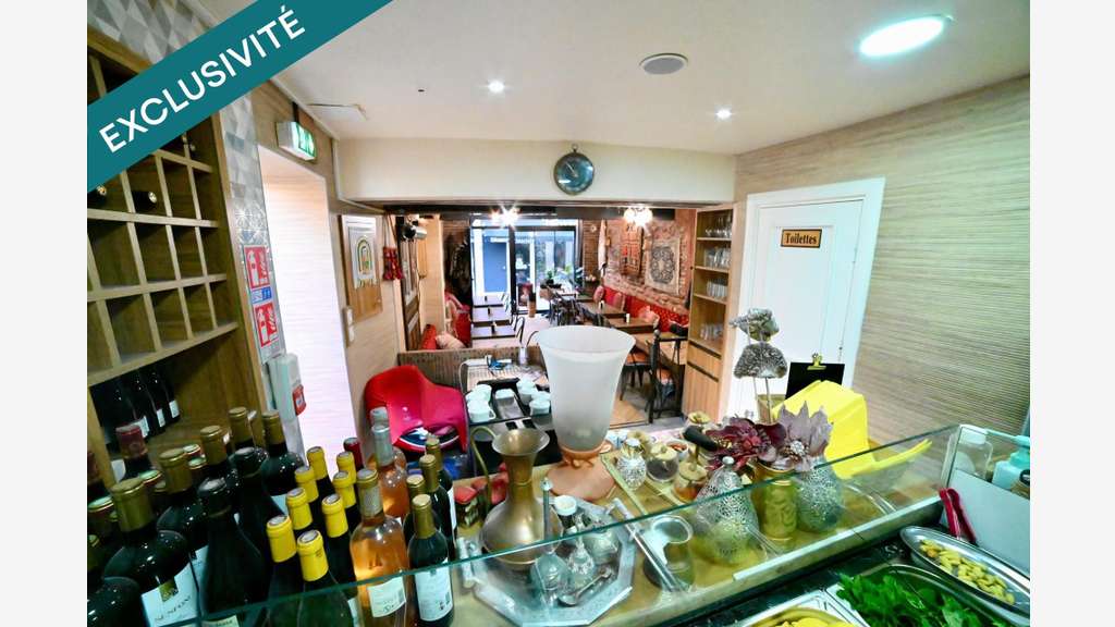 Vente restaurant au feu de bois centre Montmorency