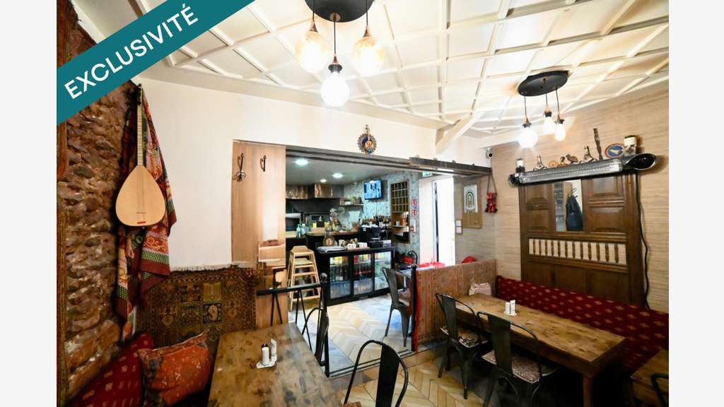 Vente restaurant au feu de bois centre Montmorency