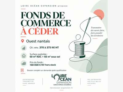 NANTES - FONDS DE COMMERCE à vendre