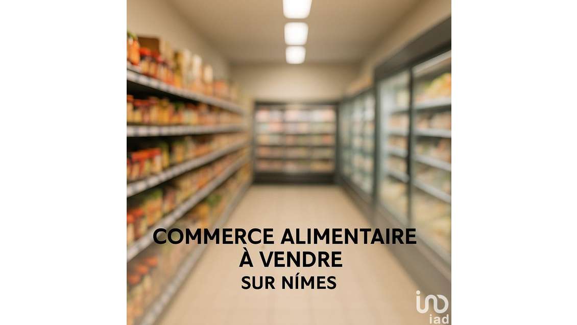 Vente commerce alimentaire agglo de Nîmes