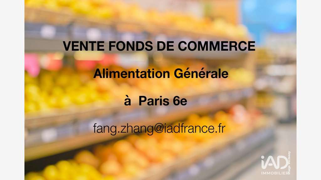 Vente FDC alimentation générale à Paris 75006