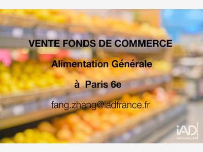 Vente FDC alimentation générale à Paris 75006