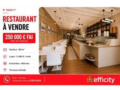 Vente Restaurant à Paris 1er