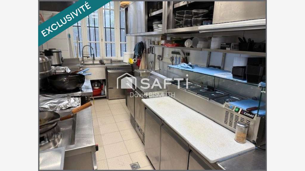 À vendre restaurant rue Rivay à Levallois-Perret