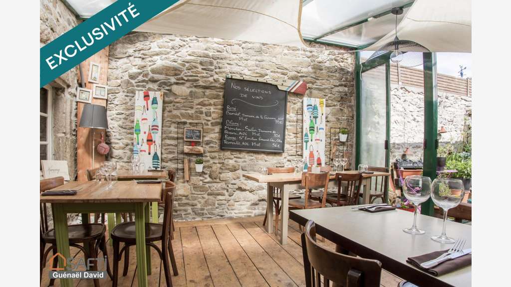 AV bistrot créatif 60 couverts proche mer Roscoff