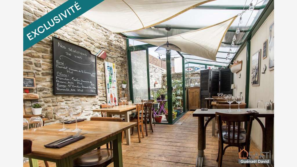 AV bistrot créatif 60 couverts proche mer Roscoff