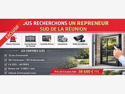 FDC Alarme intrusion à vendre St Pierre la Réunion