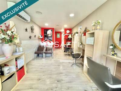 AV salon de coiffure clé en main, empl idéal à Ézy
