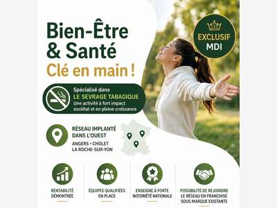 Vente FDC bien-être & santé clé en main à Angers