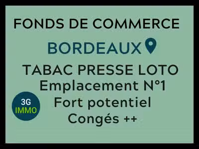 Vente Tabac-Presse empl N°1 à Bordeaux