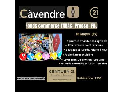 Vente Tabac - Presse - Loto à Besançon