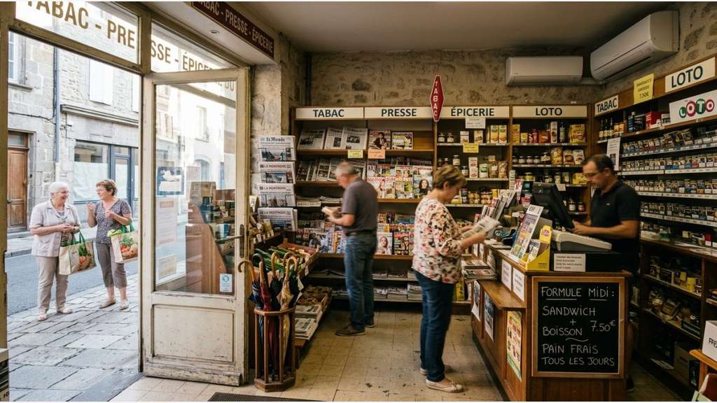 AV tabac presse épicerie ville très fréquentée 63