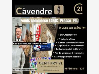Vente tabac presse FDJ empl N°1 Chalon-sur -Saône
