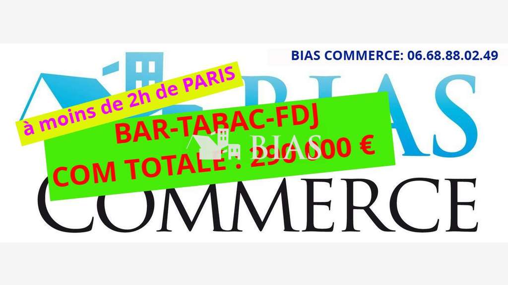 A vendre bar Tabac FDJ à moins de 2h de Paris