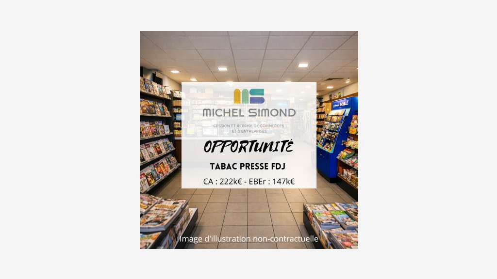 AV tabac presse FDJ en emplacement stratégique 29