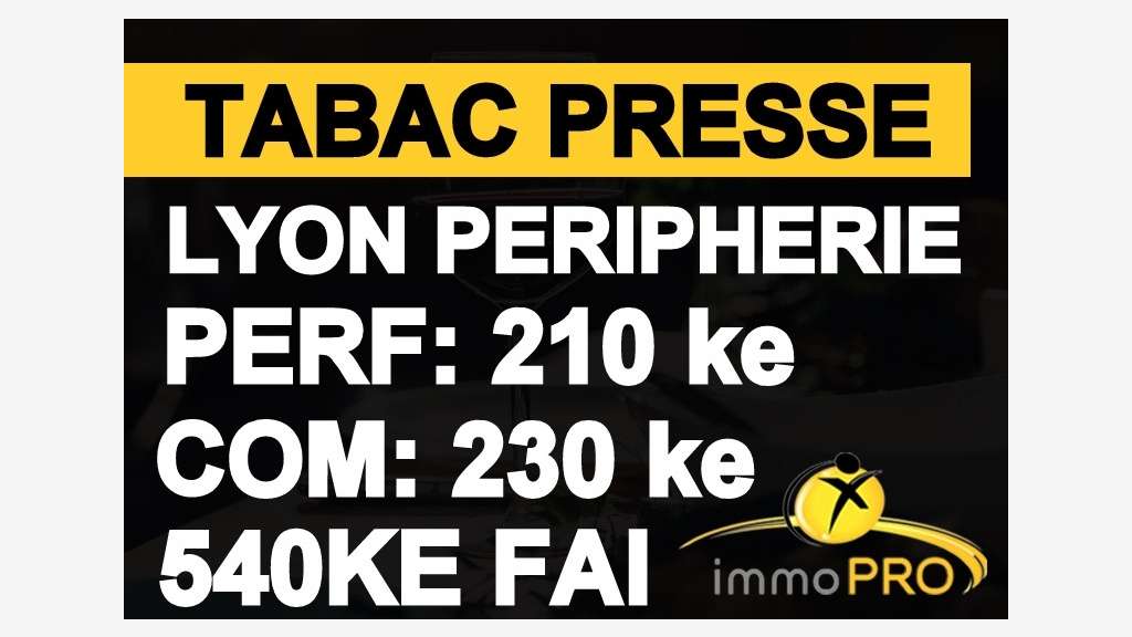 AV FDC tabac presse emplacement N1 en péri de Lyon