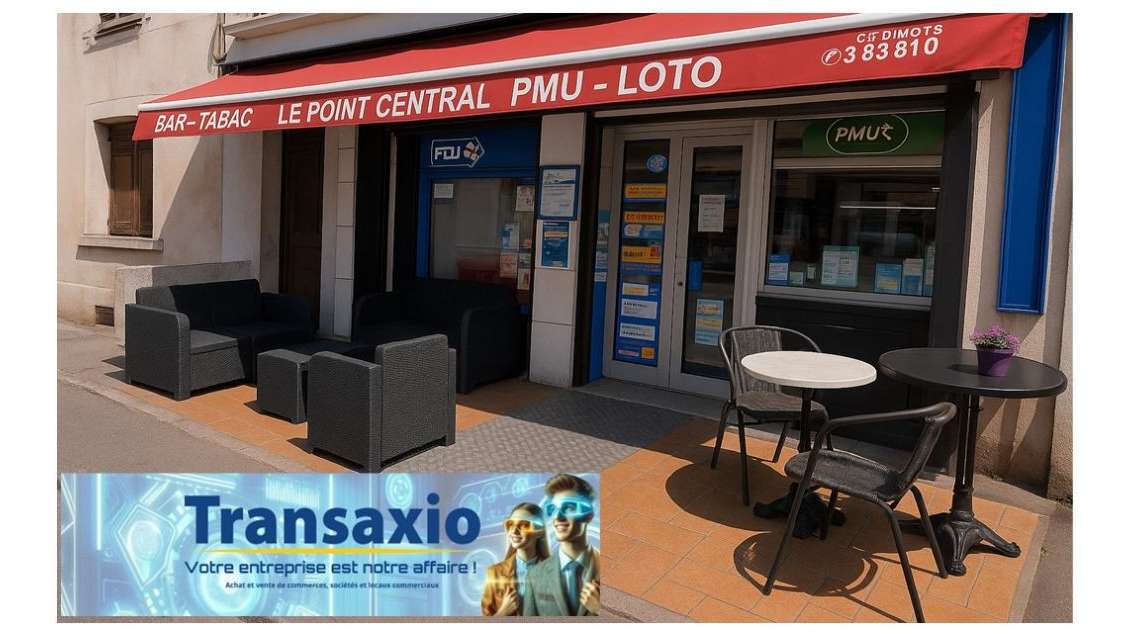 A vendre bar tabac avec murs et apparts à Marbache