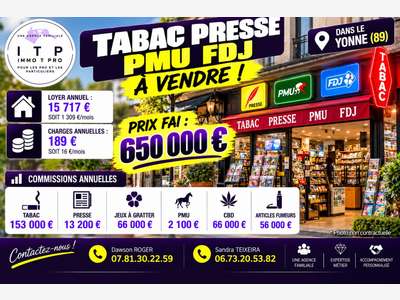 MAGNIFIQUE TABAC PRESSE FDJ PMU EN ANGLE DANS