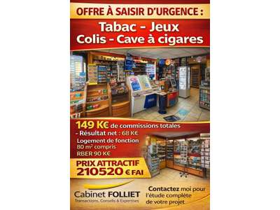Vente Tabac - Presse - Loto à Saint-Avold