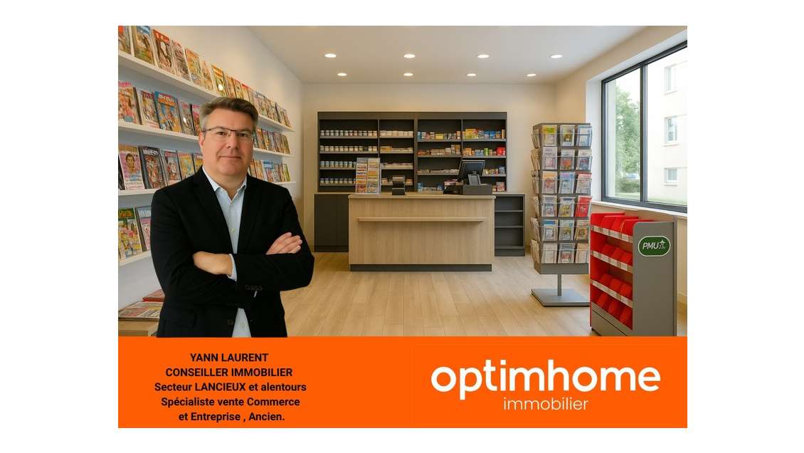 Vente FDC presse loto PMU de 55m² proche de Plérin