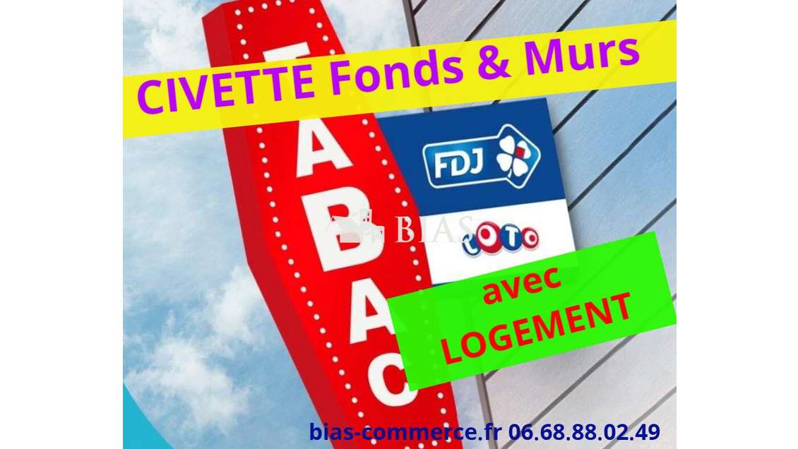 Cède civette tabac jeux FDJ presse bimbeloterie 76