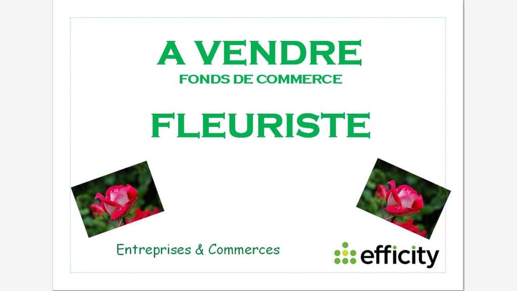 Vente FDC fleuriste à Villeurbanne axe passant