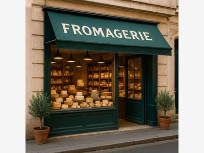 Vente fromagerie sur rue passagère agglomération